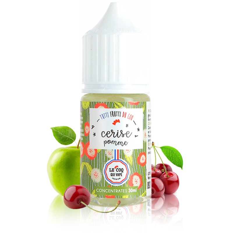 Concentré Cerise Pomme 30ml - Les Bêtises du Coq