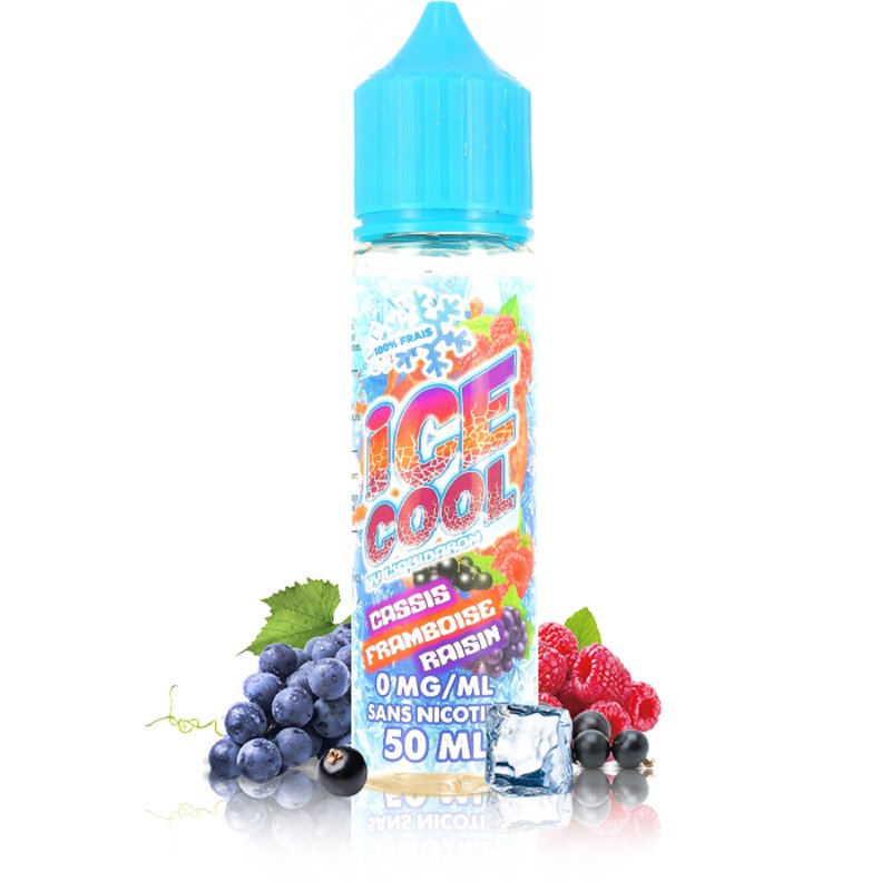 Cassis Framboise Raisin 50ml - Ice Cool Cassis Framboise Raisin 50ml - Ice Cool
