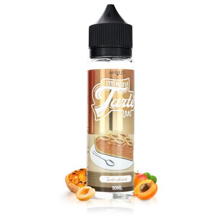 E-liquide Tarte Abricot 50ml C'est Pas D'la Tarte - Airmust