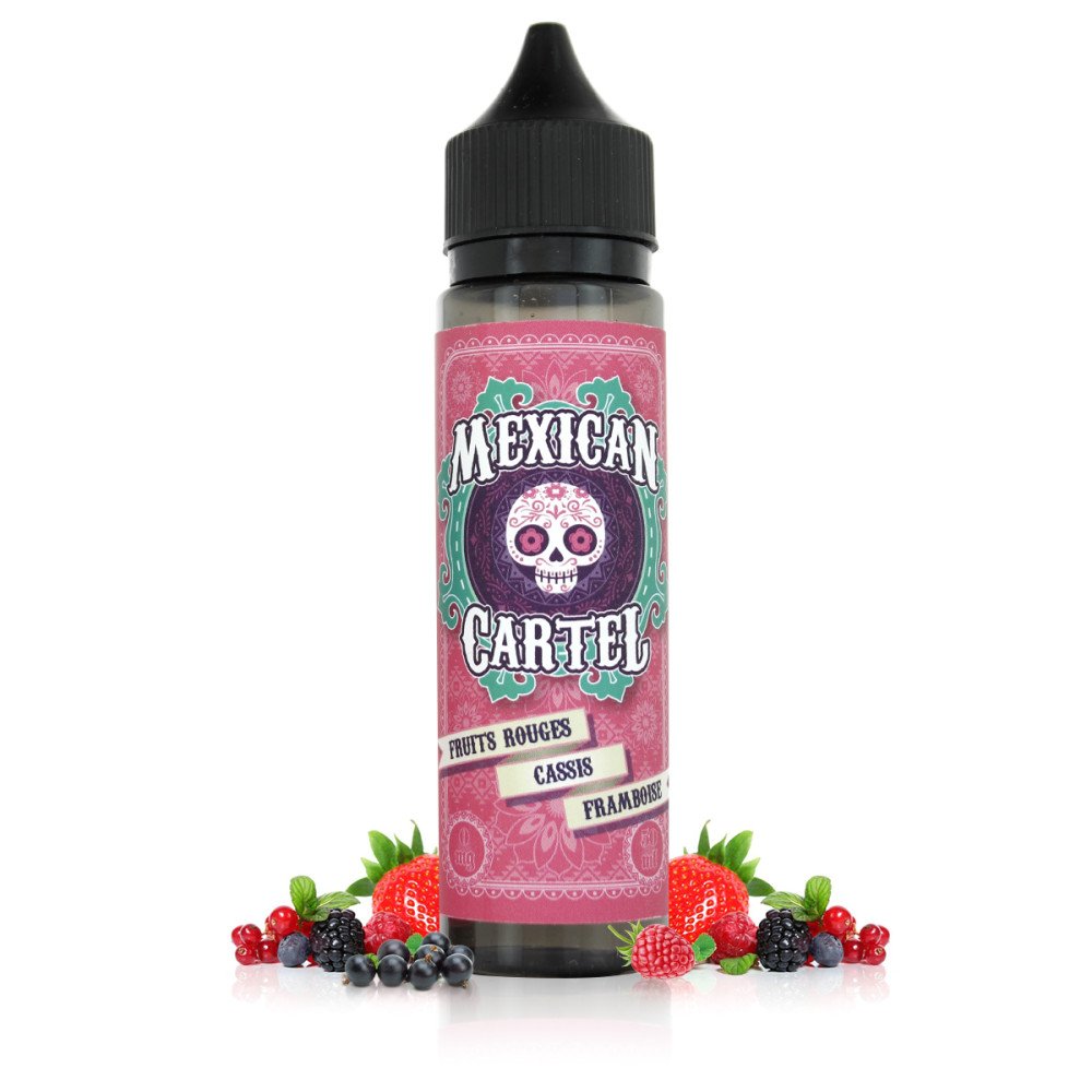 E-liquide Fruits Rouges Cassis Framboise 50ml - Mexican Cartel