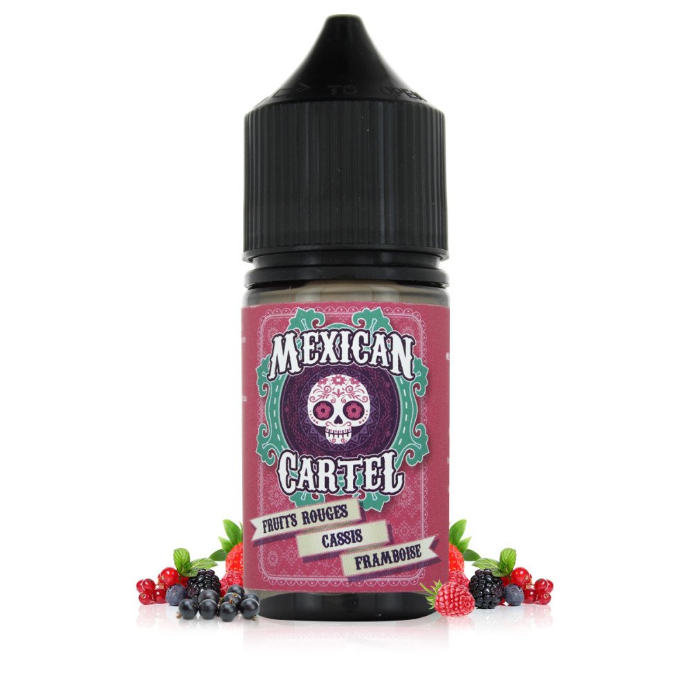 Concentré Fruits Rouges Cassis Framboise 30ml - Mexican Cartel