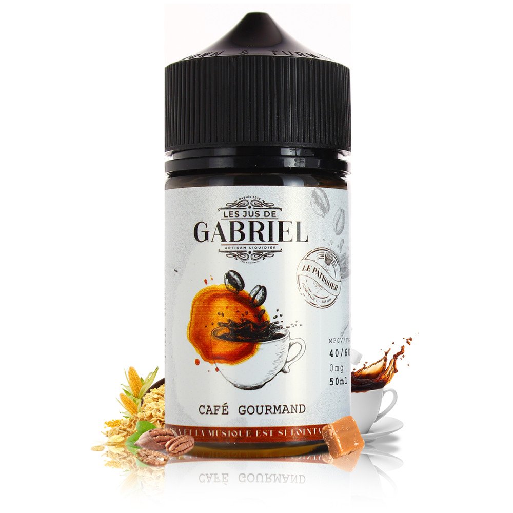E-liquide Café Gourmand 50ml Jus de Gabriel - Laboratoire H2O