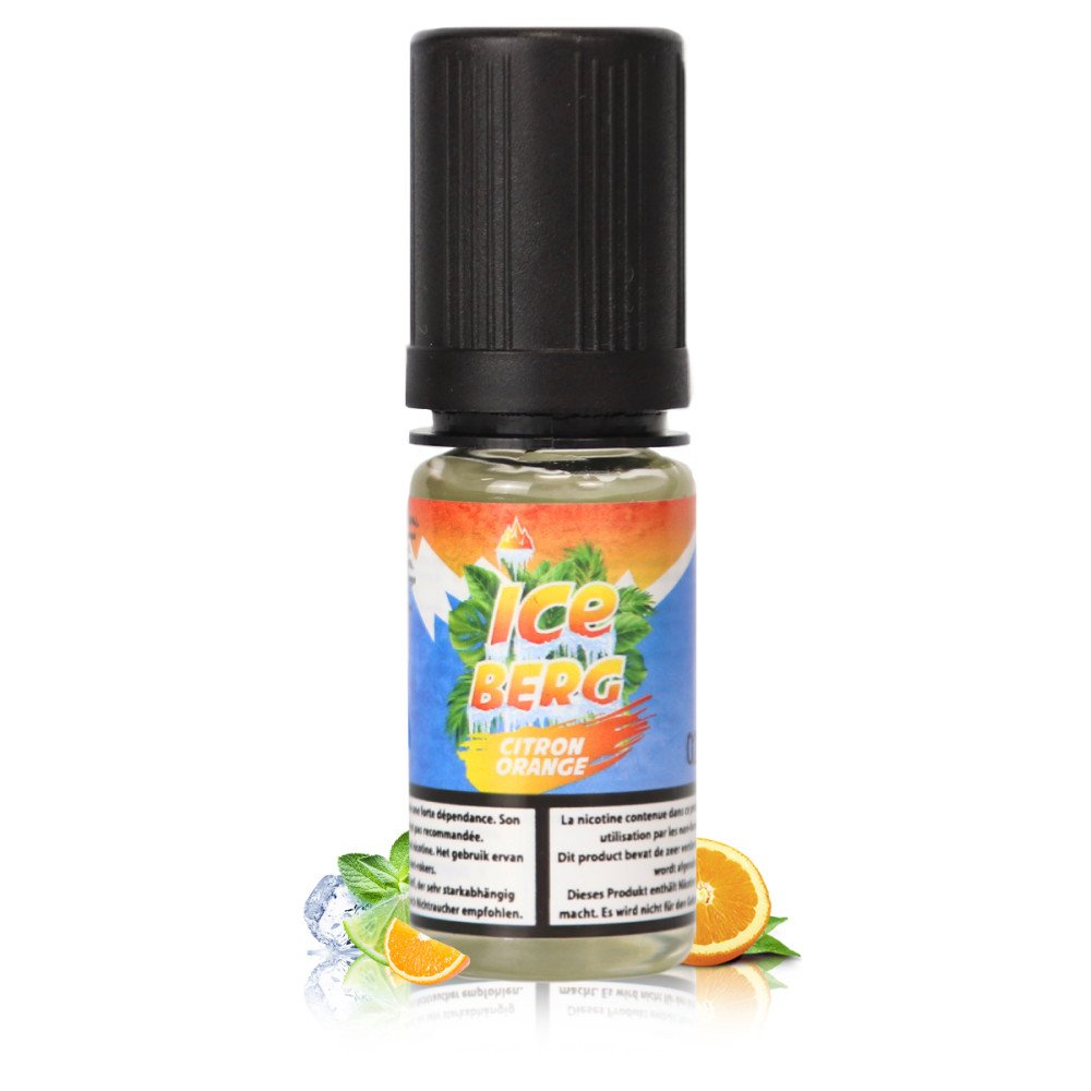 E-liquide Orange Citron Sel de Nicotine Iceberg - O'Jlab