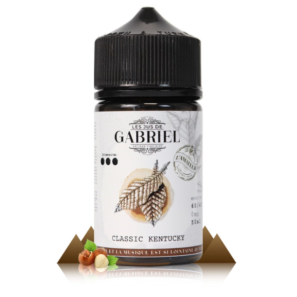 E-liquide Classic Kentucky 50ml Jus de Gabriel - Laboratoire H2O