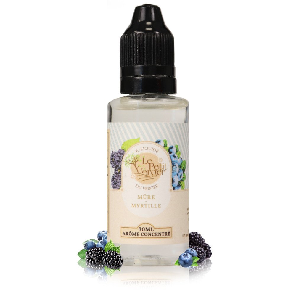 Concentré Mûre Myrtille 30ml Le Petit Verger - Savourea