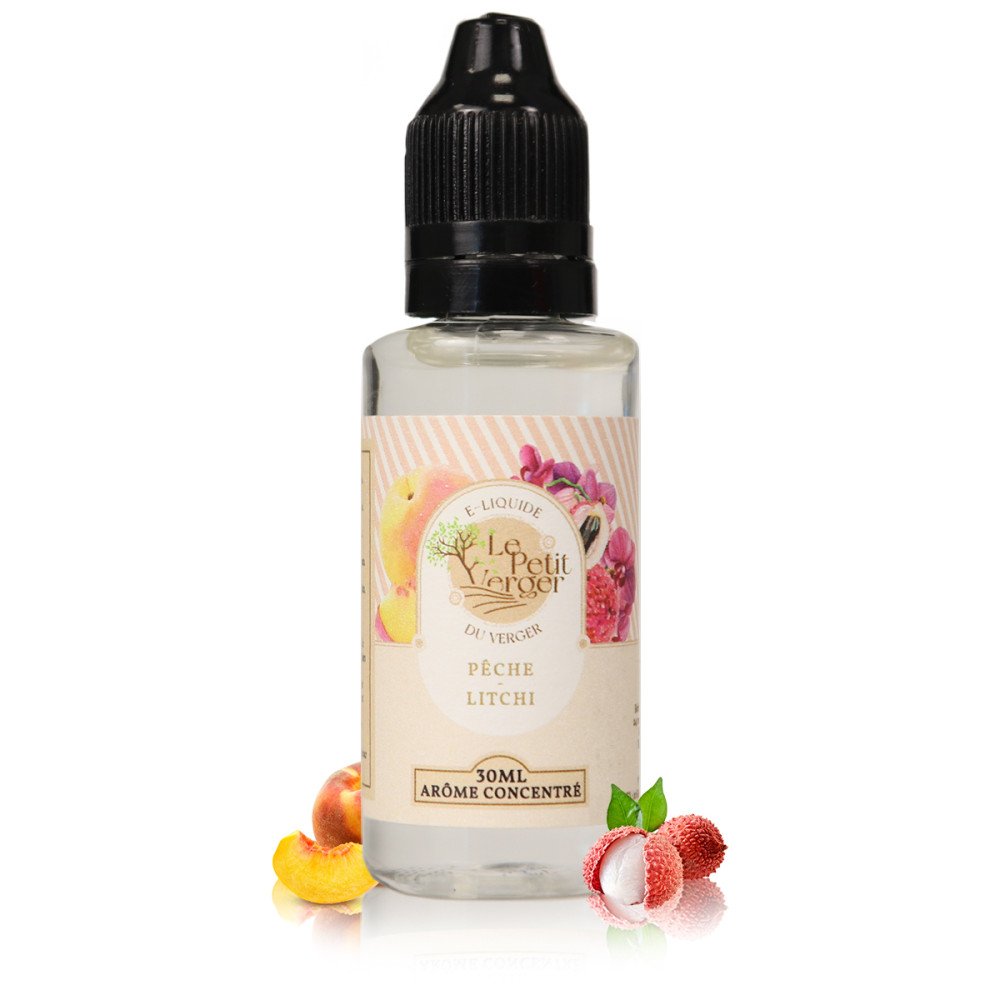 Concentré Pêche Litchi 30ml Le Petit Verger - Savourea