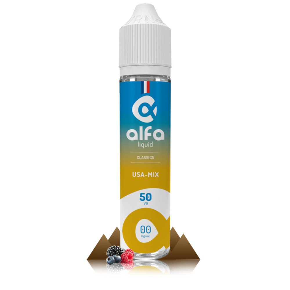 E-liquide Classics USA-Mix 50ml - Alfaliquid