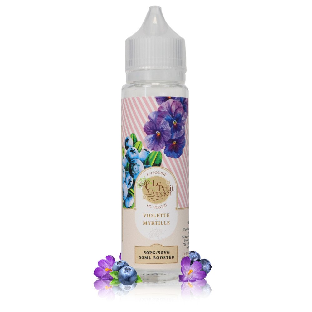 E-liquide Violette Myrtille 50ml Le Petit Verger - Savourea