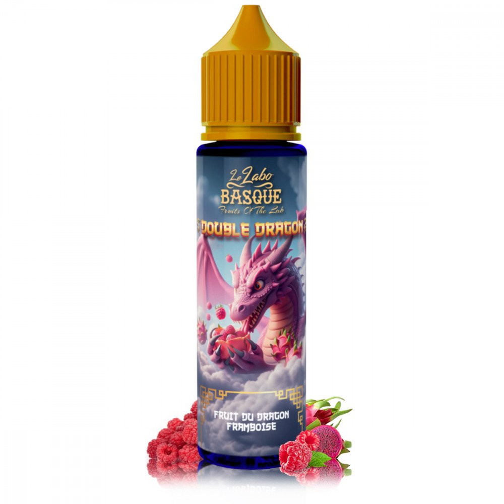 E-liquide Fruit du Dragon Framboise 50ml Double Dragon - Le Labo Basque