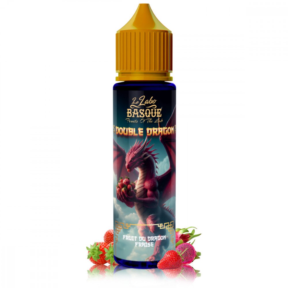 E-liquide Fruit du Dragon Fraise 50ml Double Dragon - Le Labo Basque