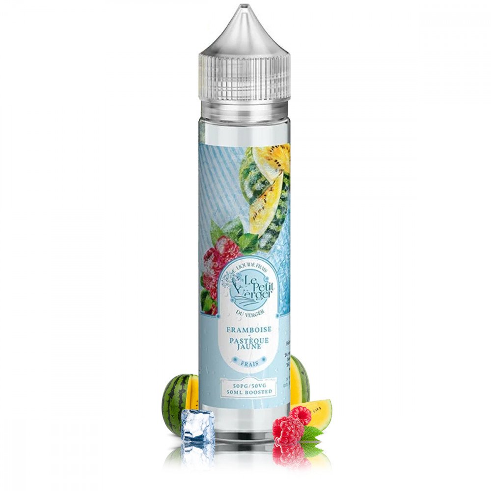 E-liquide Framboise Pastèque Jaune Frais 50ml Le Petit Verger - Savourea