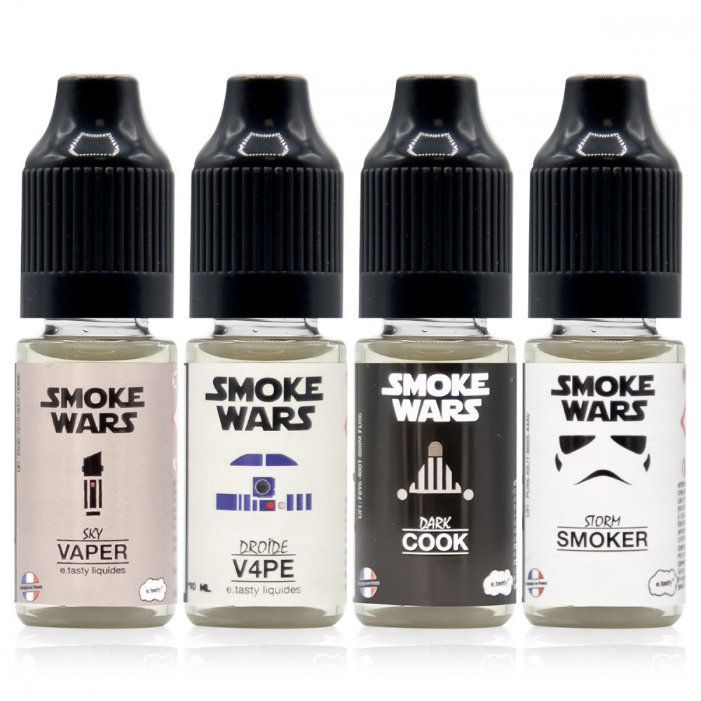 Pack Smoke Wars 4x10ml - E.Tasty