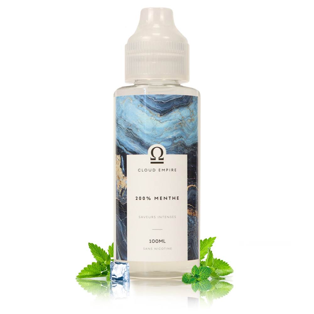 E-liquide 200% Menthe 100ml Cloud Empire - Fuu