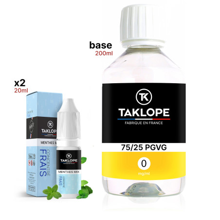 Pack DIY Menthes Mix 220ml - Taklope