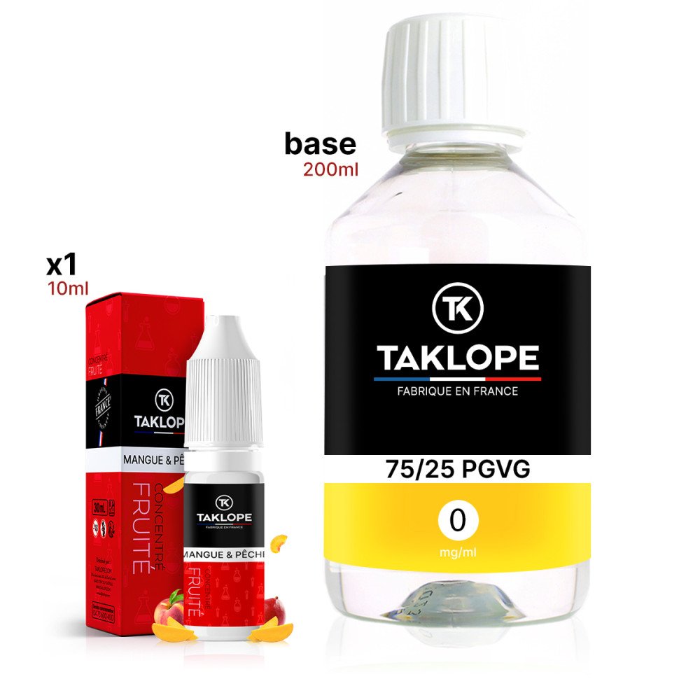 Pack DIY Mangue & Pêche 210ml - Taklope