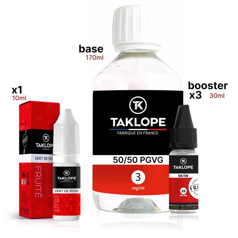 Pack DIY Vert de Rose 210ml - Taklope