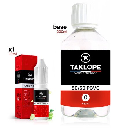Pack DIY Pomme Verte 210ml - Taklope