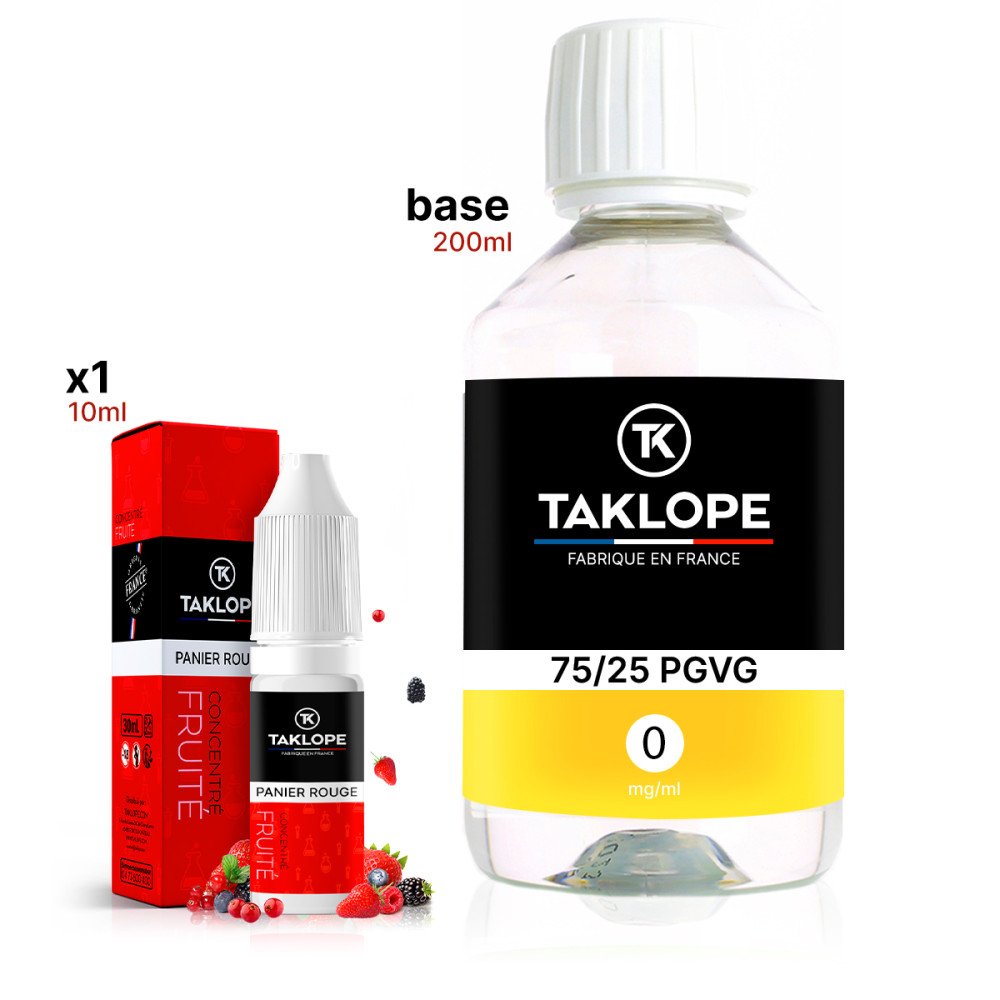 Pack DIY Panier Rouge 210ml - Taklope
