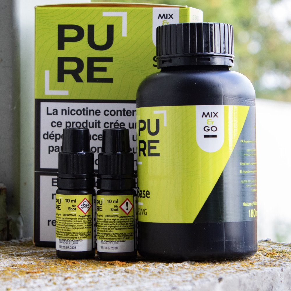 Pack Base DIY 50/50 200ml Mix&Go - Pure