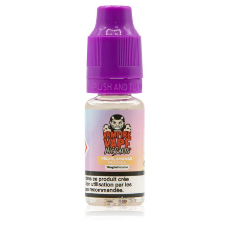 E-liquide Pêche Ananas Pastèque Sel de Nicotine - Vampire Vape