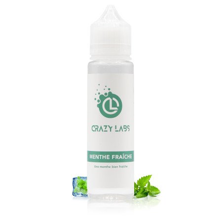 E-liquide Menthe Fraîche 50ml - Crazy Labs 