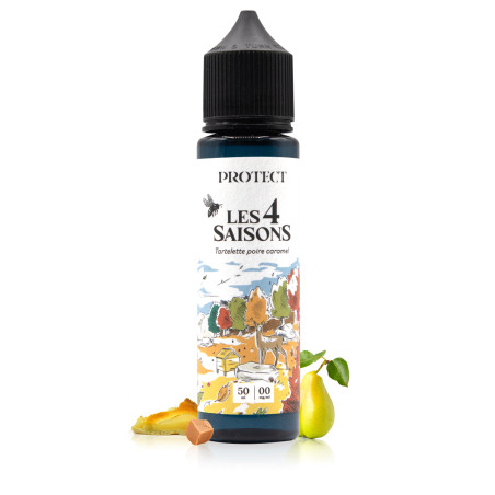 E-liquide Tartelette Poire Caramel 50ml Les 4 Saisons (L'Automne) - Protect