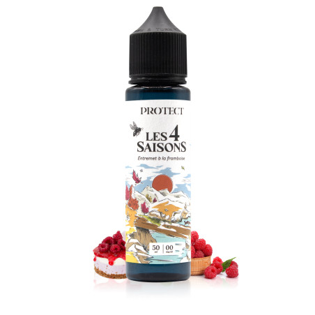 E-liquide Entremet À La Framboise 50ml Les 4 Saisons (L'Automne) - Protect