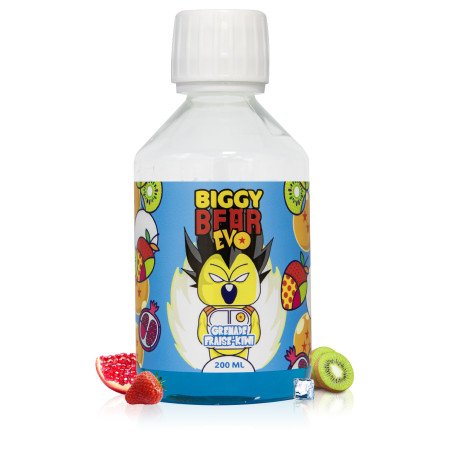 E-liquide Grenade Fraise Kiwi 200ml Evo - Biggy Bear