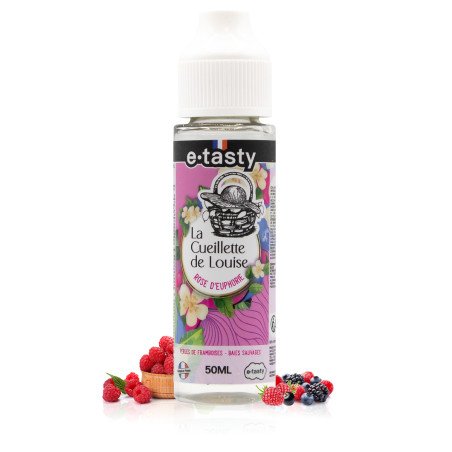 E-liquide Rose d'Euphorie 50ml La Cueillette de Louise - E.Tasty