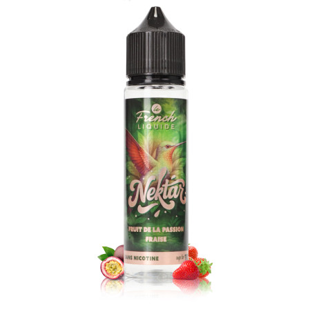 E-liquide Fruit de la Passion Fraise 50ml Nektar - Le French Liquide