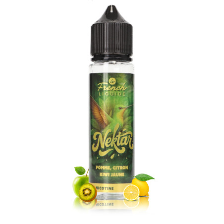 E-liquide Pomme Citron Kiwi 50ml Nektar - Le French Liquide