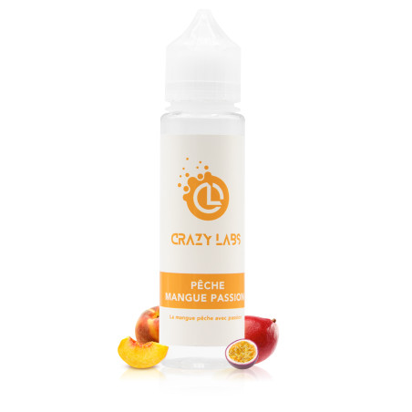 E-liquide Pêche Mangue Passion 50ml - Crazy Labs 