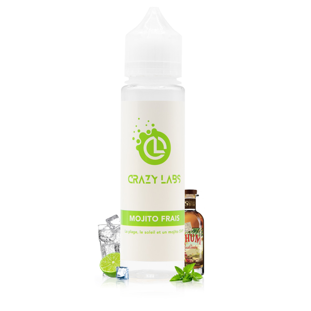 E-liquide Mojito Frais 50ml - Crazy Labs 