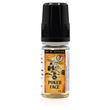 E-liquide Poker Face Sel de Nicotine MoonShiners - Le French Liquide