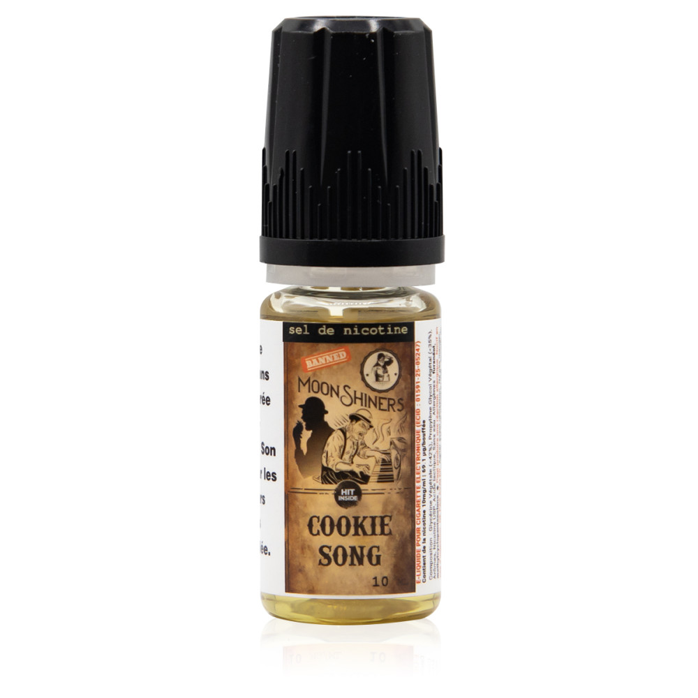 E-liquide Cookie Song Sel de Nicotine MoonShiners - Le French Liquide