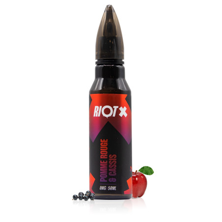E-liquide Pomme Rouge & Cassis 50ml Riot X - Riot