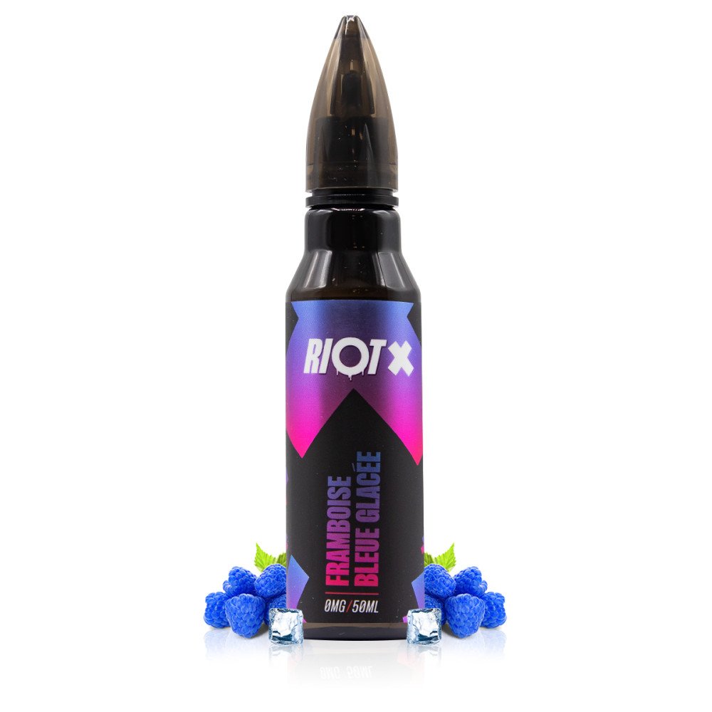 E-liquide Framboise Bleue Glacée 50ml Riot X - Riot