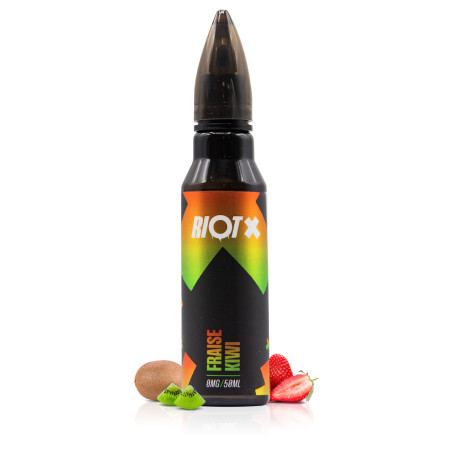 E-liquide Fraise Kiwi 50ml Riot X - Riot