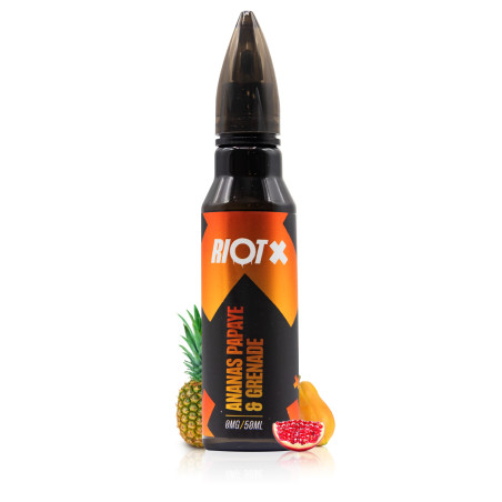 E-liquide Ananas Papaye & Grenade 50ml Riot X - Riot