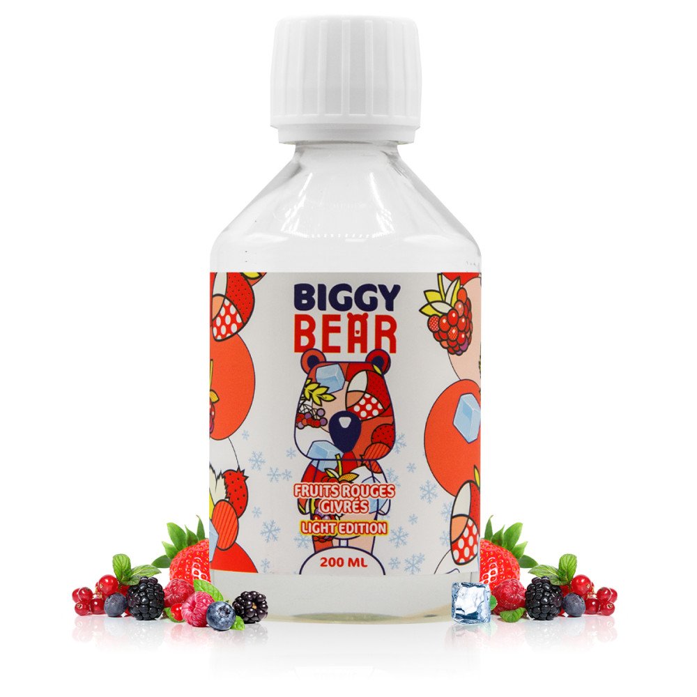 E-liquide Fruits Rouges Givrés (Light Edition) 200ml - Biggy Bear