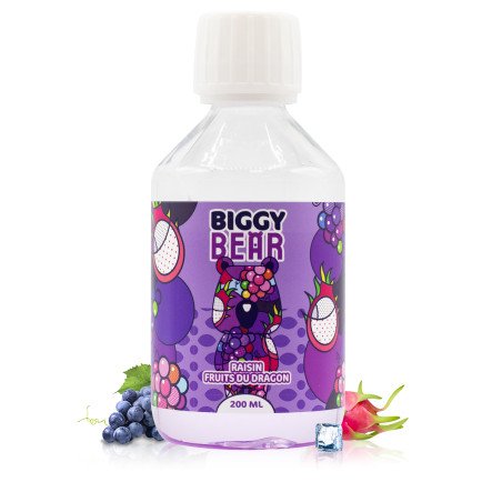 E-liquide Raisin Fruits du Dragon 200ml - Biggy Bear