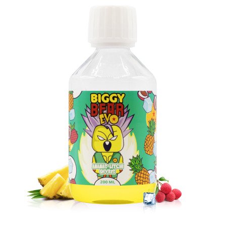 E-liquide Ananas Litchi Givrés 200ml Evo - Biggy Bear