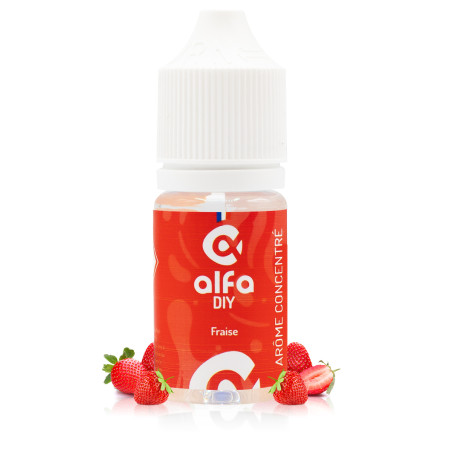 Arôme Fraise 30ml Alfa DIY - Alfaliquid