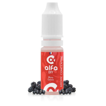 Arôme Mûre Cassis 10ml Alfa DIY - Alfaliquid