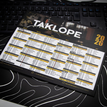 Calendrier - Taklope