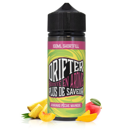 E-liquide Ananas Pêche Mangue 100ml - Drifter