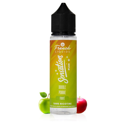 E-liquide Double Pomme 50ml Sensation - Le French Liquide