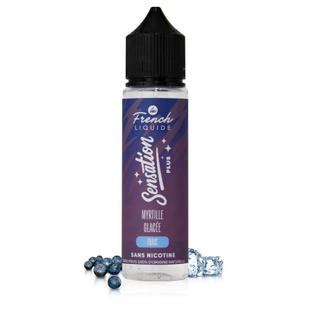 E-liquide Myrtille Glacée 50ml Sensation - Le French Liquide