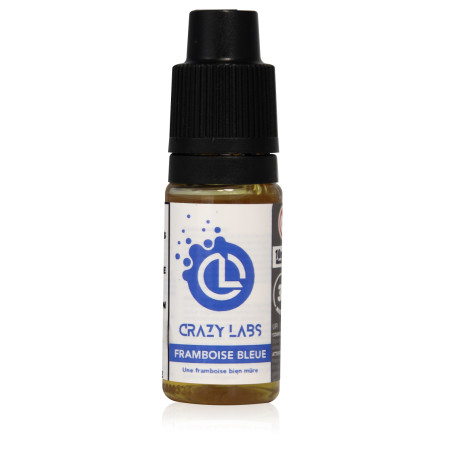 E-liquide Framboise Bleue Sel de Nicotine 10ml - Crazy Labs