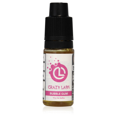 E-liquide Bubble Gum 10ml - Crazy Labs